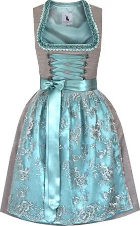 Alpenmärchen Dirndl Dirndl Laura in grau