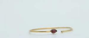 Aurelie Armreif Stapelarmreif gold mit Edelstein,