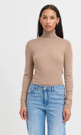 Ichi Rollkragenpullover IHMAFA Leichter Rollkragenpullover mit