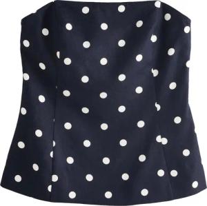 Next Bandeautop Bandeau-Oberteil mit Punkten und