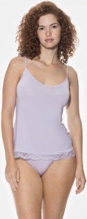Mey Spaghettitop Damen Serie Grace Unifarben