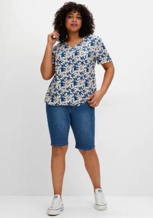 Sheego Klassische Bluse Tunika