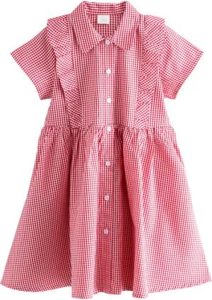 Next Hemdblusenkleid Schulkleid mit Vichykaros und