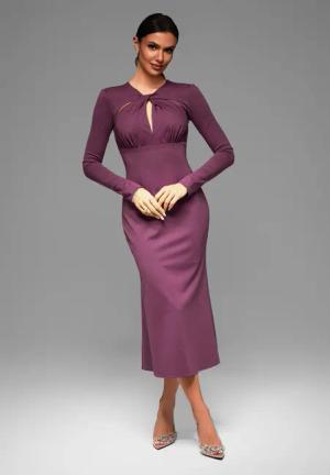 OMBRE Abendkleid Elegantes Midikleid mit langen