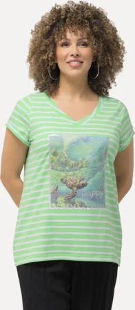 Ulla Popken T-Shirt Shirt Ringel Schildkröte