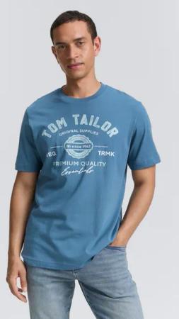 TOM TAILOR T-Shirt T-Shirt mit Logo-Print