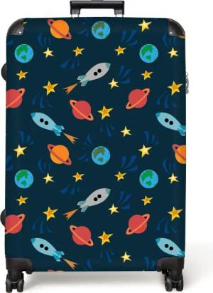 NoBoringSuitcases.com© Kinderkoffer Weltraum - Planeten -