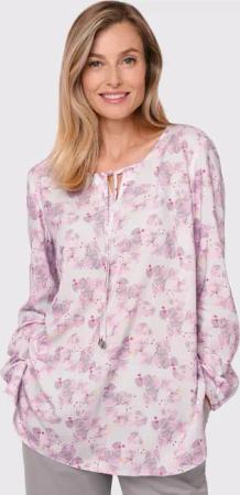 GOLDNER Druckbluse Druckbluse aus feinfädiger Baumwoll-Qualität