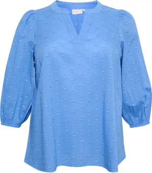 KAFFE Curve Langarmbluse Langarm-Bluse KCjolana Große