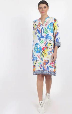 VICCI Germany A-Linien-Kleid (1-tlg) aus feiner