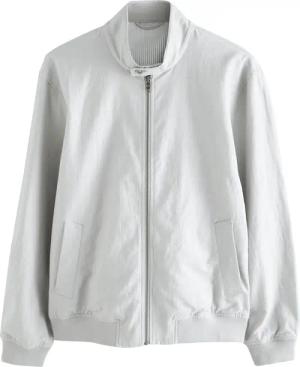 Next Blouson Leichte Harrington-Jacke aus Leinengemisch