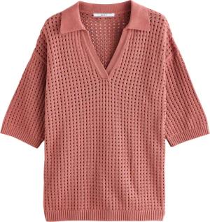 Next T-Shirt Mesh Fly Poloshirt mit