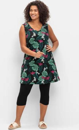 Sheego Jumpsuit Top + Leggings