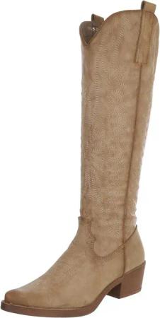 Ital-Design Damen Kniehohe Stiefel mit eleganter