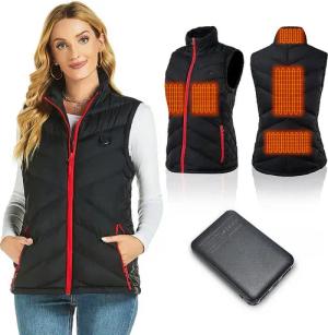 Mincoo Funktionsweste WinterWeste für Damen,Heizweste Damen