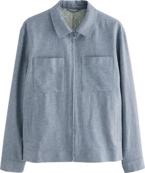 Next Hemdjacke Strukturierte Hemdjacke aus Leinengemisch