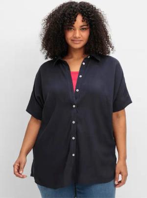 Sheego Klassische Bluse Hemdbluse