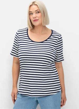 Sheego T-Shirt Streifenshirt