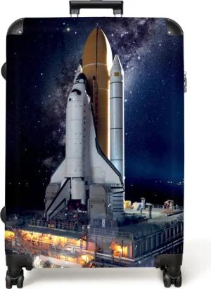 NoBoringSuitcases.com© Kinderkoffer Weltraum - Spaceshuttle -