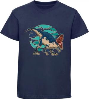 MyDesign24 T-Shirt bedrucktes Kinder T-Shirt brüllendem