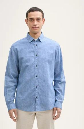 TOM TAILOR Langarmhemd Regular Fit Hemd