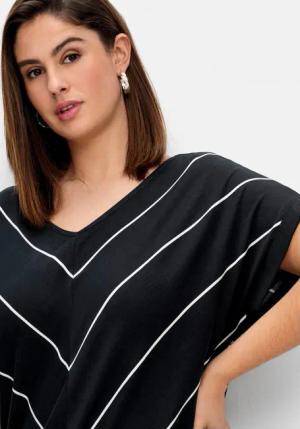 Sheego T-Shirt Streifenshirt