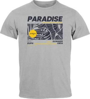 Neverless Print-Shirt Herren T-Shirt Paradise Unlimited