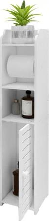 JEOBEST Badkommode Badezimmerschrank, (1-St. mit Toilettenpapierhalter),