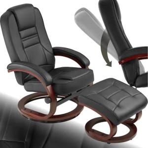tectake Relaxsessel Fernsehsessel, mit Hocker