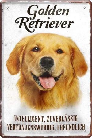WOGEKA ART Metallbild Hunde-Rassen Steckbrief 20