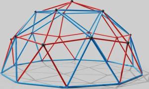 VESKA Klettergerüst Dome Climber Kinder Kletterkuppel