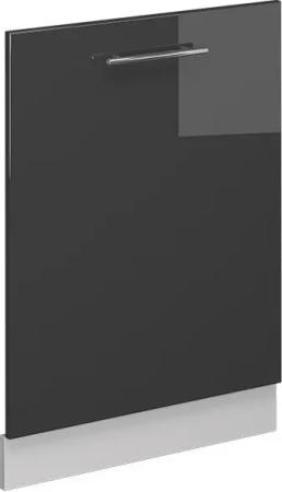 Vicco Frontblende Fame-Line, Anthrazit Hochglanz/Weiß, 60