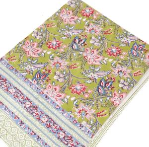Guru-Shop Tagesdecke Blockdruck Tagesdecke, Bett &