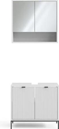 Vicco Badmöbel-Set Eliza, Weiß, 2 Teile,