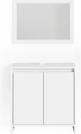 Vicco Badmöbel-Set Emma, Weiß, 2 Teile,