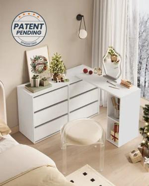 SONGMICS HOME Kommode, Kommode, Schrank mit