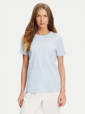 Tommy Hilfiger T-Shirt Script WW0WW45746 Himmelblau Regular Fit