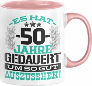 Trendation Tasse 50. Geburtstag Lustig Geschenk
