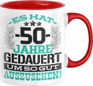 Trendation Tasse 50. Geburtstag Lustig Geschenk