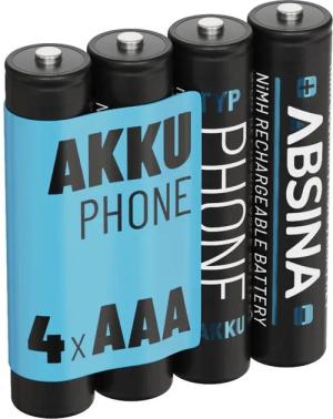 ABSINA Akku AAA für Telefon 800