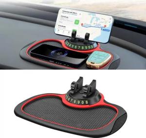 Coonoor Handy-Halterung Multifunktionale Auto-Antirutschmatte Auto-Handyhalter Antirutschmatte