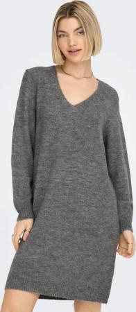JDY Strickkleid JDYELANORA L/S V-NECK DRESS