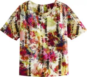 Next T-Shirt Kastiges T-Shirt aus Strukturmaterial