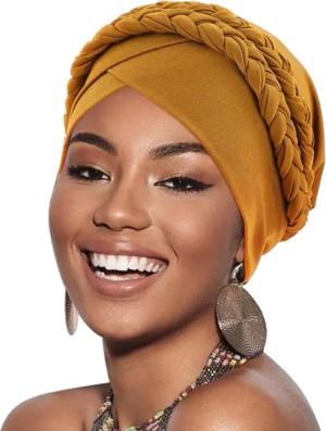Coonoor Turbanmütze Afrikanischer Damen Geflecht Kopfbedeckung
