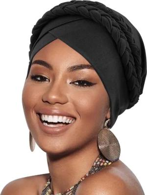 Coonoor Turbanmütze Afrikanischer Damen Geflecht Kopfbedeckung