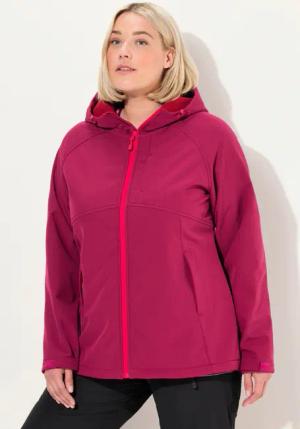 Ulla Popken Softshelljacke Softshelljacke Kapuze Zipptaschen