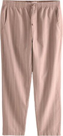 Next Leinenhose Gestreifte Hose aus Baumwolle