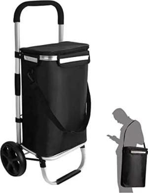 Ribelli Einkaufstrolley Einkaufstrolley mit Korb, Einkaufswagen,