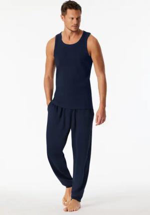 Tank Top Doppelripp admiral - SCHIESSER 150 Years 50