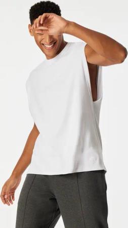Shirt ärmellos Doppelripp weiß - SCHIESSER 150 Years 56